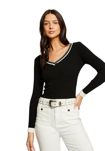 Morgan Damen 232-mgala Pullover, Schwarz, Large von Morgan