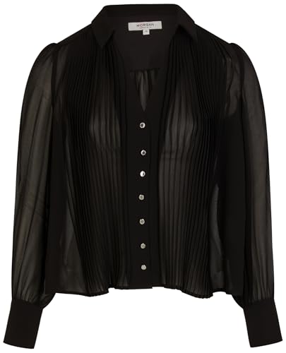 Morgan Damen 242-cplia Bluse, Schwarz, XS von Morgan