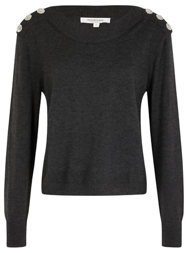 Morgan Damen 242-mchou Pullover, anthrazit, Small von Morgan