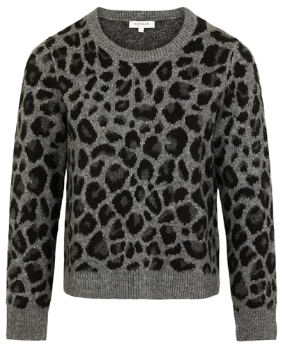 Morgan Damen 242-mtigre Pullover, grau/schwarz, Small von Morgan