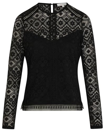 Morgan Damen 242-timay Langarm-T-Shirts, Schwarz, S von Morgan
