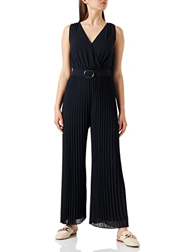 Morgan Lockerer Jumpsuit mit plissierten Beinen Marine 40 von Morgan