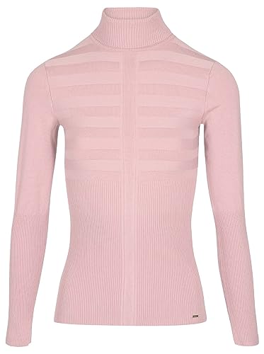 Morgan Damen Pull col roulé MENTOS Pullover, Hellrosa, Small Kurz von Morgan