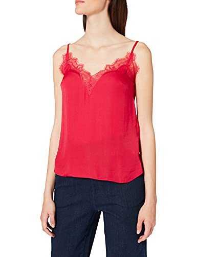 Morgan Damen TOP Fines Bretelles ET Dentelle Encolure 211-ORSAY Trgershirt/Cami Shirt, Pfingstrose, XS von Morgan