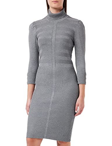 Morgan Damen Trico Kleid mit Langen Ärmeln, 212 rmto Robe, anthrazit, Medium von Morgan