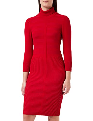 Morgan Damen Langärmeliges Trico-Kleid 212-rmto Robe, rot, Medium von Morgan