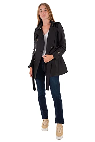 Morgan Damen Trench Court Capuche 222-gedeo Trenchcoat, Schwarz, 36 von Morgan