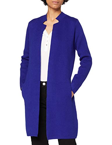 Morgan Damen Veste Droite à col cranté Mblock Gerade Jacke mit gekerbtem Kragen, BLEU Electrique, M von Morgan