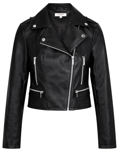 Morgan Gerader Blouson mit Reverskragen Schwarz 40 von Morgan