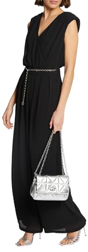 Morgan Langer fliessender Jumpsuit Schwarz 34 von Morgan