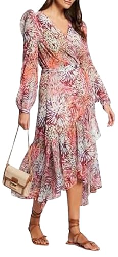 Morgan Midi-Wickelkleid mit Druck Multico 42 von Morgan