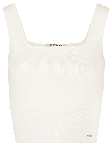 Morgan Tanktop-Pullover mit breiten Trägern Off White M von Morgan