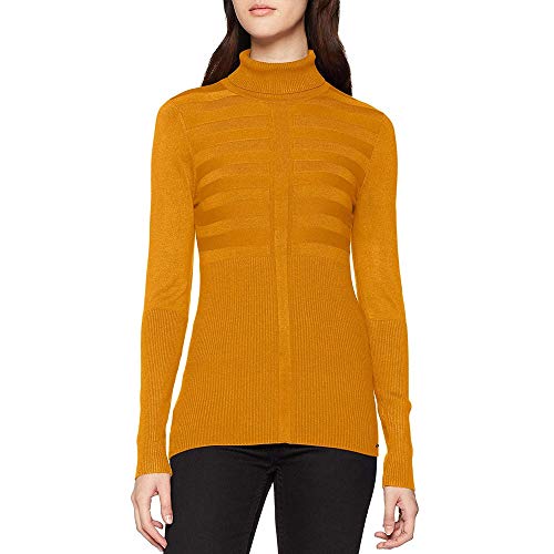 Morgan Women's Pull fin col roulé MENTOS Pullover Sweater, Orange (Fauve Fauve), Medium (Herstellergröße:TM) von Morgan