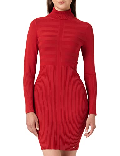 Morgan Women's Robe Tricot col roulé RMENTO Casual Dress, Rot (Tango Red Tango Red), Large (Herstellergröße: Tl) von Morgan