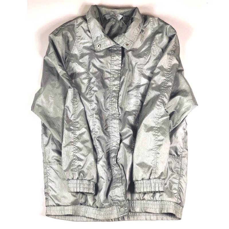 80 S 90 Vintage Silber Windbreaker 80 S 90 Vintage Silber Windbreaker von MorganArielCloset
