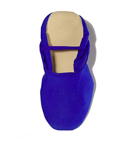 Morgenspruch Eurythmieversand Eurythmieschuhe Größen 23-52 gepolstert (25 EU, blau) von Morgenspruch Eurythmieversand