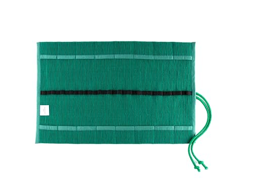 Morgenspruch Eurythmieversand Stiftemappe Rollmäppchen Waldorfschule ohne Stifte/Blöcke (grün 16er) von Morgenspruch Eurythmieversand