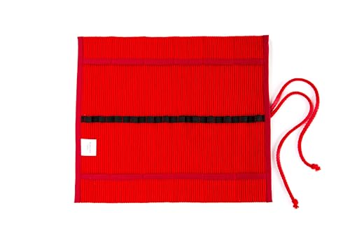 Morgenspruch Eurythmieversand Stiftemappe Rollmäppchen Waldorfschule ohne Stifte/Blöcke (rot 12er) von Morgenspruch Eurythmieversand