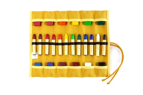 Morgenspruch Eurythmieversand Stiftemäppchen Rollmäppchen Waldorfschule Stockmar inkl. Stifte und Blöcke (gelb 12er) von Morgenspruch Eurythmieversand