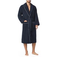 Morgenstern Herren Bademäntel/-tücher blau Baumwolle unifarben von Morgenstern