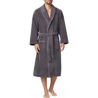 Morgenstern Herren Bademäntel/-tücher grau Baumwolle unifarben von Morgenstern