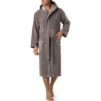 Morgenstern Herren Bademäntel/-tücher grau unifarben von Morgenstern