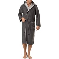 Morgenstern Herren Bademäntel/-tücher grau unifarben von Morgenstern