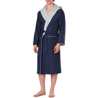 Morgenstern Herren Kapuzenbademantel mehrfarbig unifarben von Morgenstern