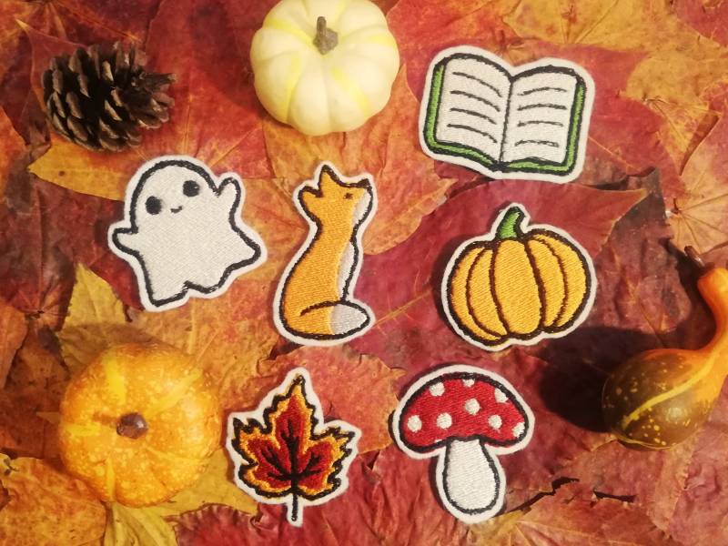 Aufnäher Herbst Patches Zum Aufbügeln von MoriCraft