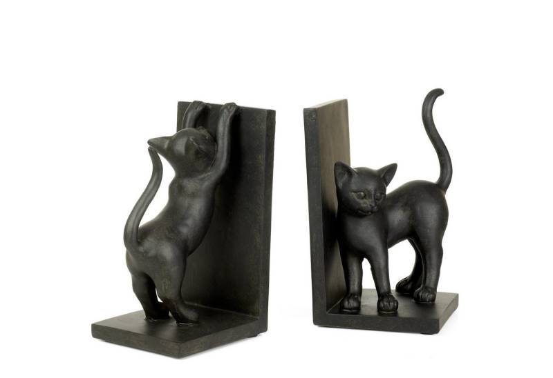 Moritz Etui 2 er Set Katzen Schwarz 22 x 12 x 11 cm von Moritz
