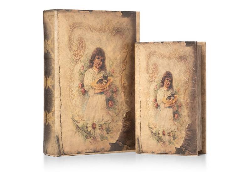 Moritz Etui Buchattrappe Mädchen mit Katze von Moritz