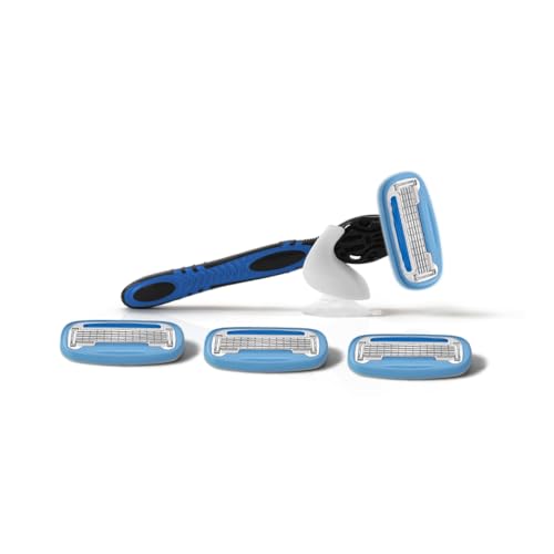Mornin‘ Glory Körper-Rasierer-Set – Hochwertige Körperpflege – Ergonomischer Griff, präzise Wechselklingen, Halterung & nachhaltiges Design – Mit 4 Rasierklingen und 1 Rasiergriffhalter Mornin‘ Glory Körper-Rasierer-Set – Hochwertige Körperpflege – Ergonomischer Griff, präzise Wechselklingen, Halterung & nachhaltiges Design – Mit 4 Rasierklingen und 1 Rasiergriffhalter von Mornin' Glory