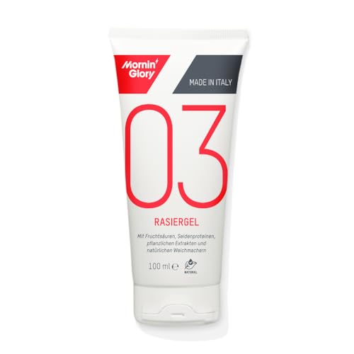 Mornin‘ Glory Rasiergel für Männer – Frische, schäumende Pflege für Gesicht und Körper – Mit Aloe Vera, Kamillenextrakt & natürlichen Inhaltsstoffen – Schutz, Feuchtigkeit & Gleitfähigkeit – 100ml Mornin‘ Glory Rasiergel für Männer – Frische, schäumende Pflege für Gesicht und Körper – Mit Aloe Vera, Kamillenextrakt & natürlichen Inhaltsstoffen – Schutz, Feuchtigkeit & Gleitfähigkeit – 100ml von Mornin' Glory
