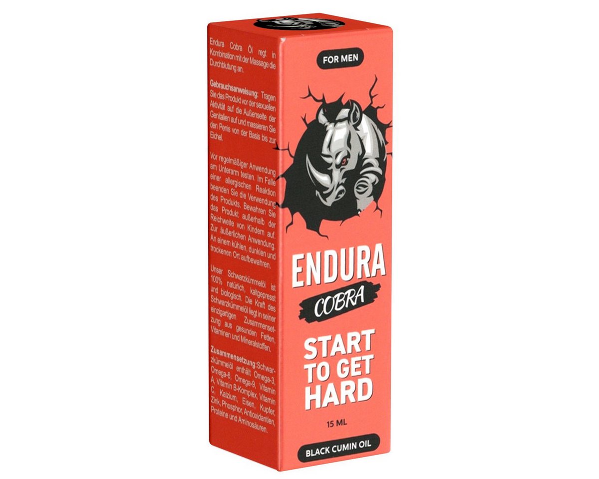 Morningstar Pharma Verzögerungsmittel Endura Cobra - Start to get Hard, Flasche mit 15ml, 1-tlg., Schwarzkümmelöl für natürliche Erektionsunterstützung Morningstar Pharma Verzögerungsmittel Endura Cobra - Start to get Hard, Flasche mit 15ml, 1-tlg., Schwarzkümmelöl für natürliche Erektionsunterstützung von Morningstar Pharma