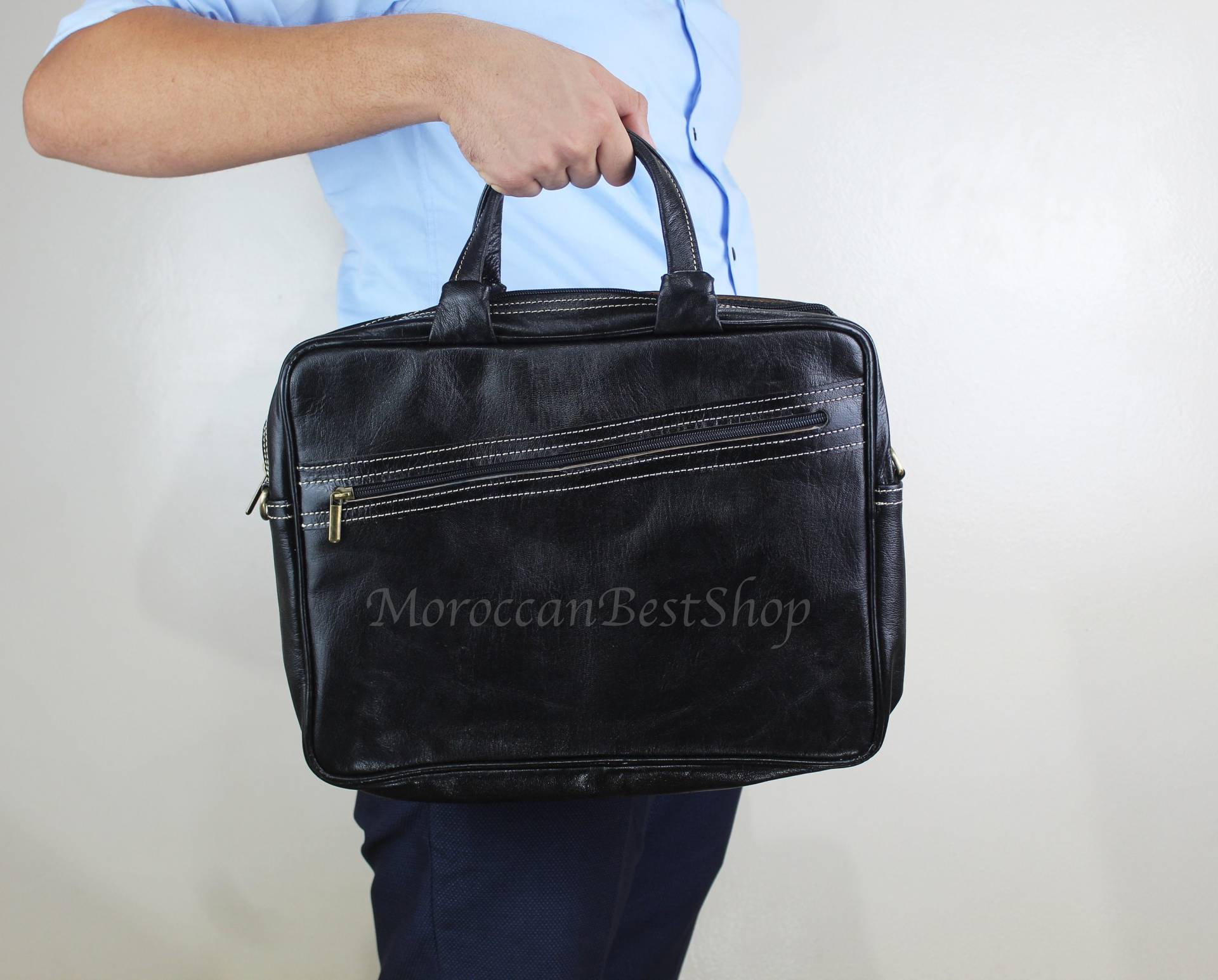 Leder Umhängetasche Aktentasche, Umhängetasche, Messenger Bag Herren, Laptoptasche, Laptoptasche Damen, Crossbody von MoroccanBestShop