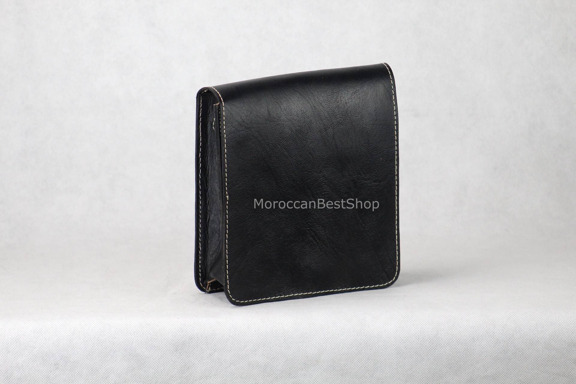 Unisex Leder Umhängetasche, Crossbodytasche, Umhängetasche Damen, Mittelgroße Messengertasche Herren, Männertasche Aus Leder von MoroccanBestShop