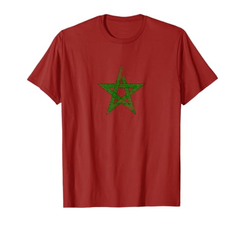 MAROKKO Flagge | Damen Herren Kinder MAROKKO T-Shirt MAROKKO Flagge | Damen Herren Kinder MAROKKO T-Shirt von Morocco Family Shop