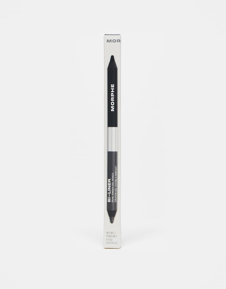 Morphe - Bi-Liner Dual Ended - Gel-Eyeliner mit zwei Enden im Farbton Black und Charcoal Shimmer-Schwarz Morphe - Bi-Liner Dual Ended - Gel-Eyeliner mit zwei Enden im Farbton Black und Charcoal Shimmer-Schwarz von Morphe