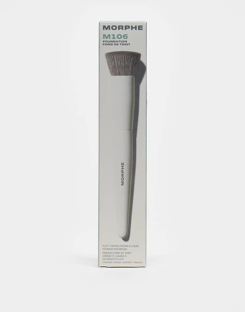 Morphe - M106 - Foundation-Pinsel mit flacher Oberseite-Keine Farbe von Morphe