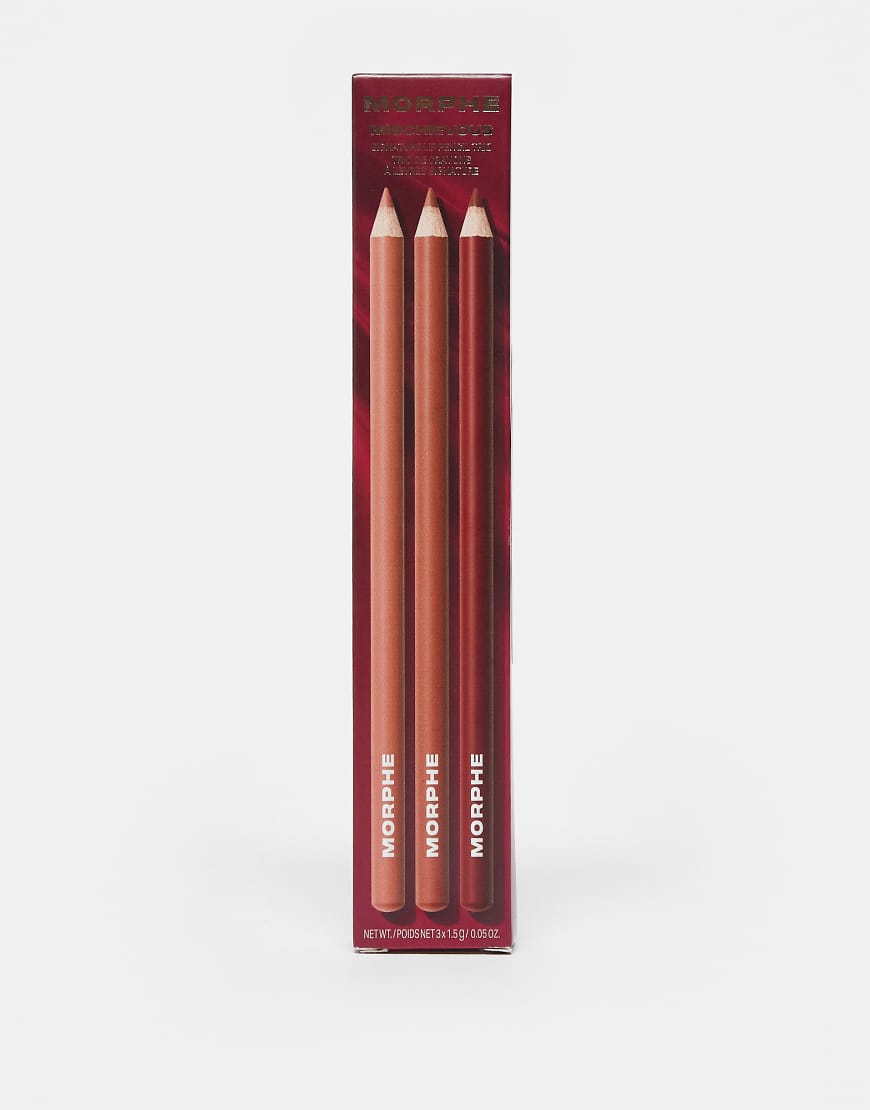 Morphe - Mischievous Signature Lip Pencil Trio - Lippenkonturenstift-Set-Bunt von Morphe