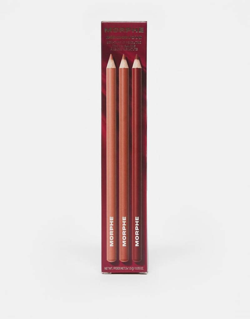 Morphe - Mischievous Signature Lip Pencil Trio - Lippenkonturenstift-Set-Bunt von Morphe