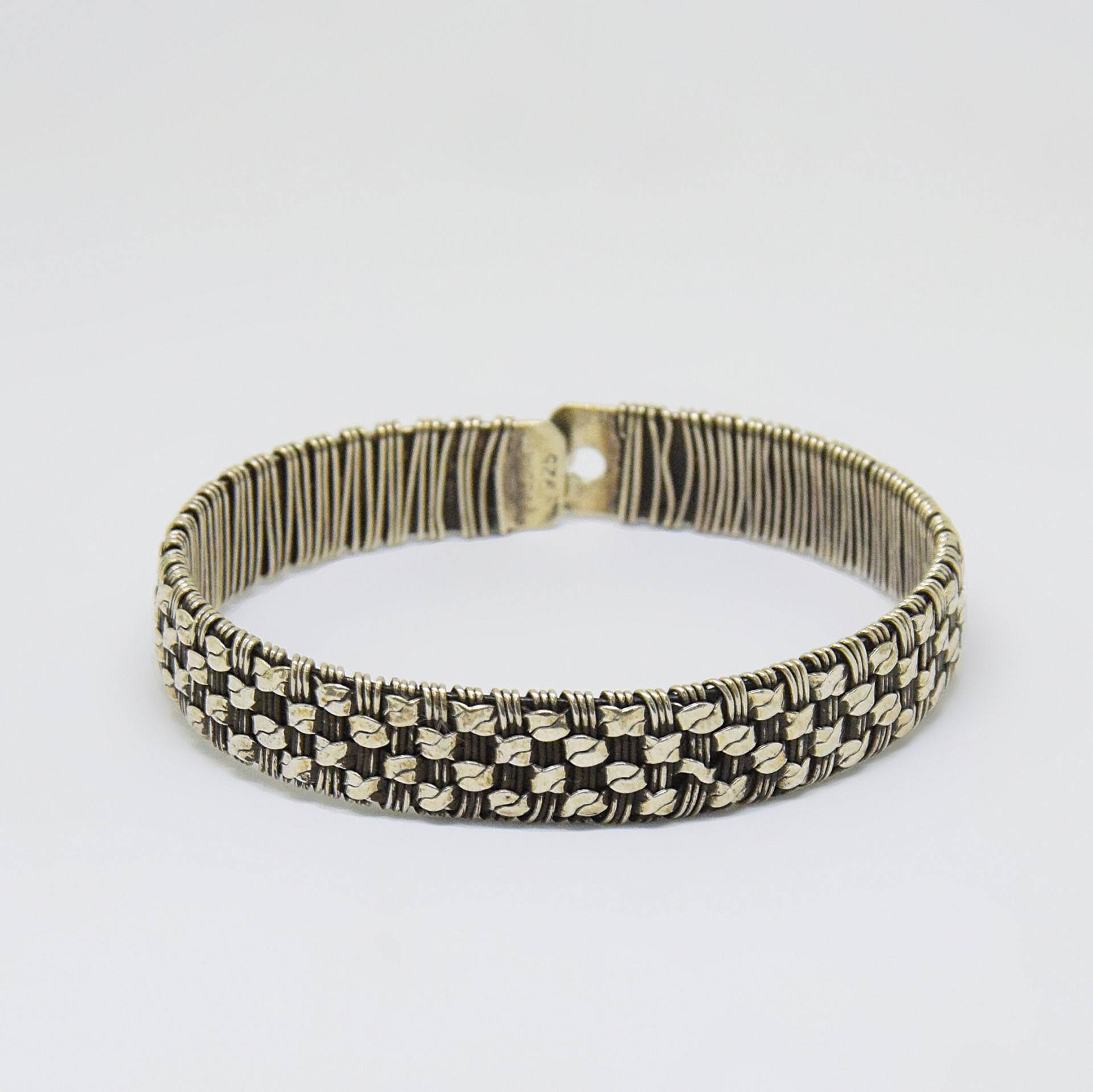 Handgefertigtes 925 Sterling Silber Armband Für Männer von Morrinel