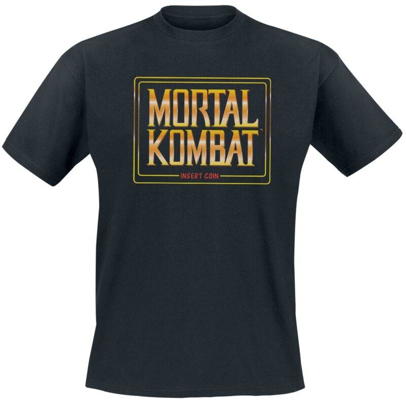 Mortal Kombat Insert Coins T-Shirt schwarz in M von Mortal Kombat
