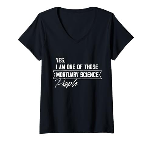Damen Leichenkunde, Personaldesign T-Shirt mit V-Ausschnitt Damen Leichenkunde, Personaldesign T-Shirt mit V-Ausschnitt von Mortuary Science Enthusiast