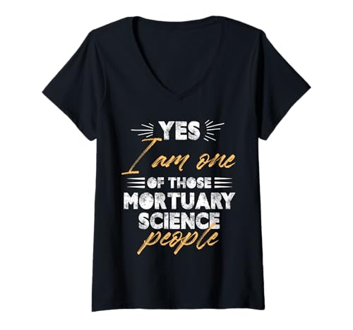 Damen Leichenkunde, Personaldesign T-Shirt mit V-Ausschnitt Damen Leichenkunde, Personaldesign T-Shirt mit V-Ausschnitt von Mortuary Science Enthusiasts
