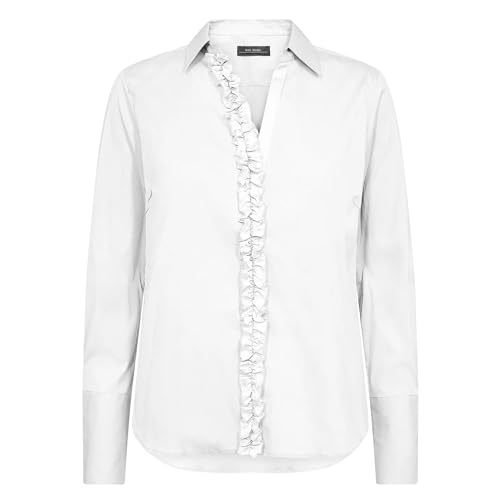 Bluse SYBEL mit Baumwolle M Weiss von Mos Mosh