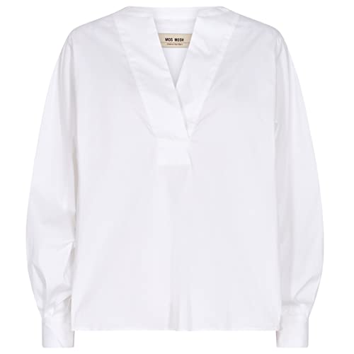 Mos Mosh Damen Bluse Yen Blouse White Weiss - XL von Mos Mosh