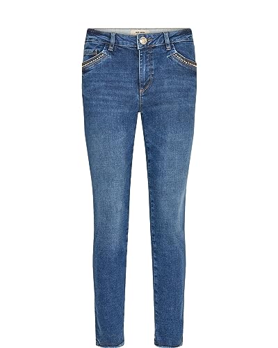 Mos Mosh Damen Hose MM Sumner Line Jeans Blue blau - 29 von Mos Mosh