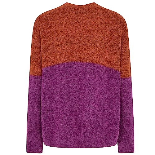 Mos Mosh MMThora V-Neck Block Knit - M von Mos Mosh