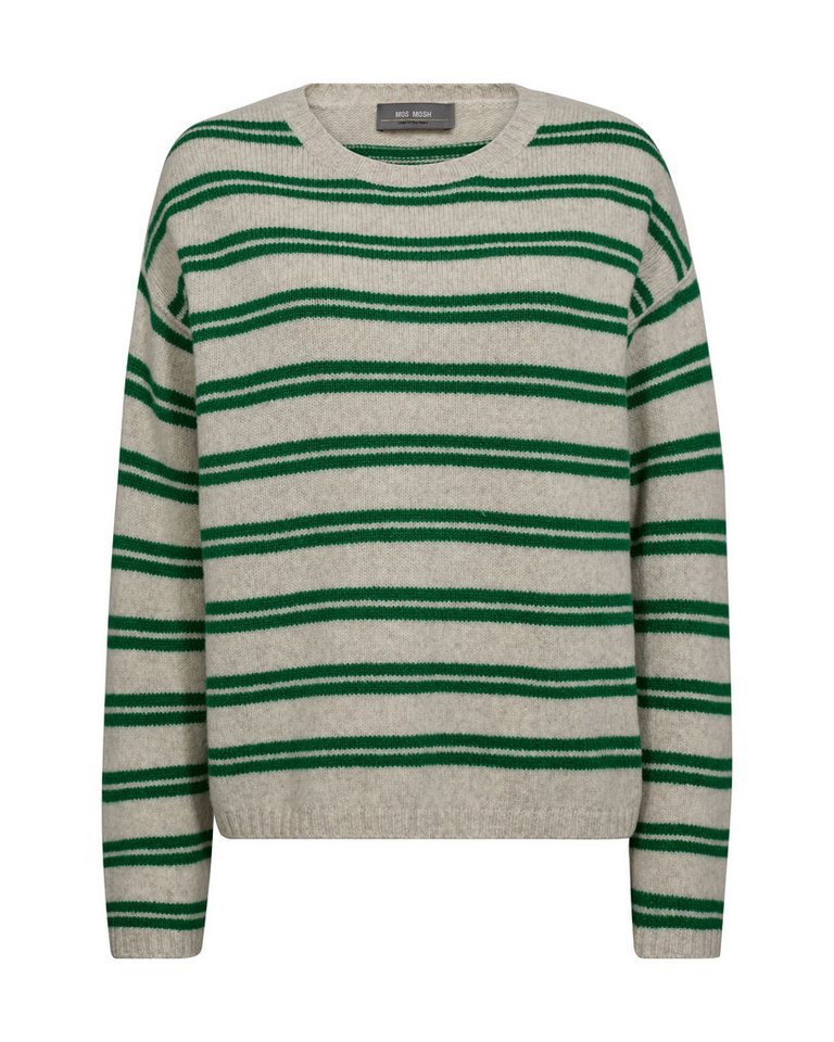 Mos Mosh Rundhalspullover MMKhai Two Stripe von Mos Mosh